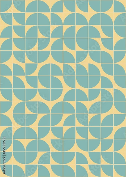 Fototapeta Abstract Geometric Pattern generative computational art illustration
