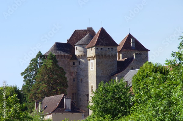 Fototapeta Curemonte en Limousin