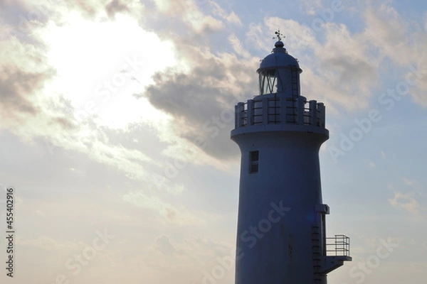 Obraz 伊良湖岬灯台の夕暮れ