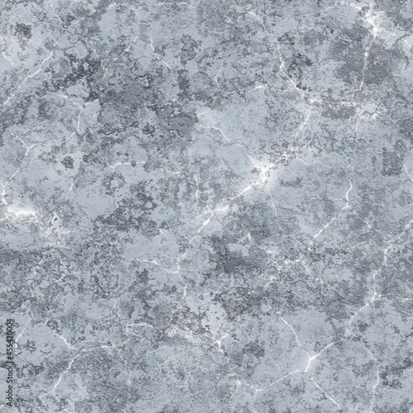 Obraz Seamless light grey blue marble stone texture background