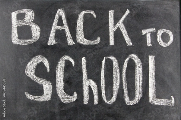 Fototapeta text on chalkboard