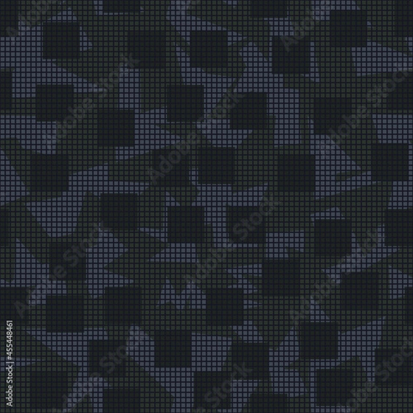 Obraz Geometric seamless pattern with mesh overlay. Pattern for fabric.