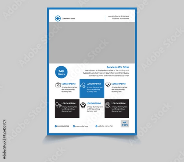 Fototapeta Corporate Business Flyer Design Template Eps File Ready