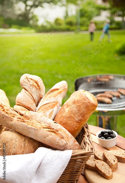 Obraz Brote und Grill