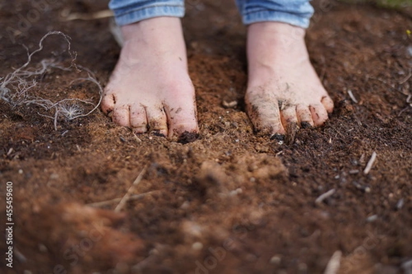 Obraz feet on the ground