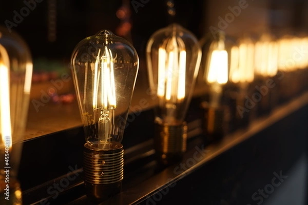 Obraz Ampoules décoration vitrine 