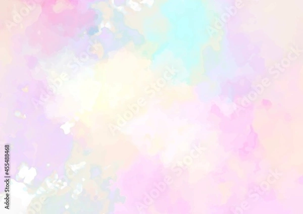 Obraz Printピンク色と紫色の水彩テクスチャ背景
