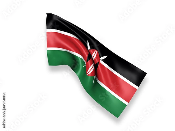 Obraz Kenya Waving Flag