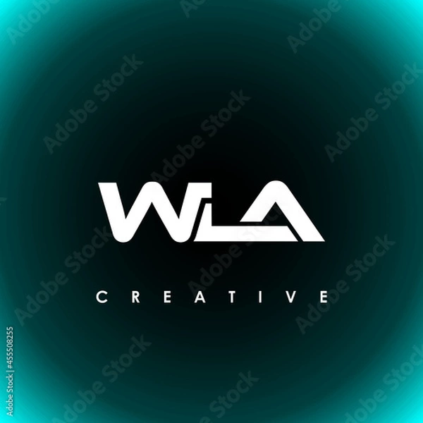 Obraz WLA Letter Initial Logo Design Template Vector Illustration