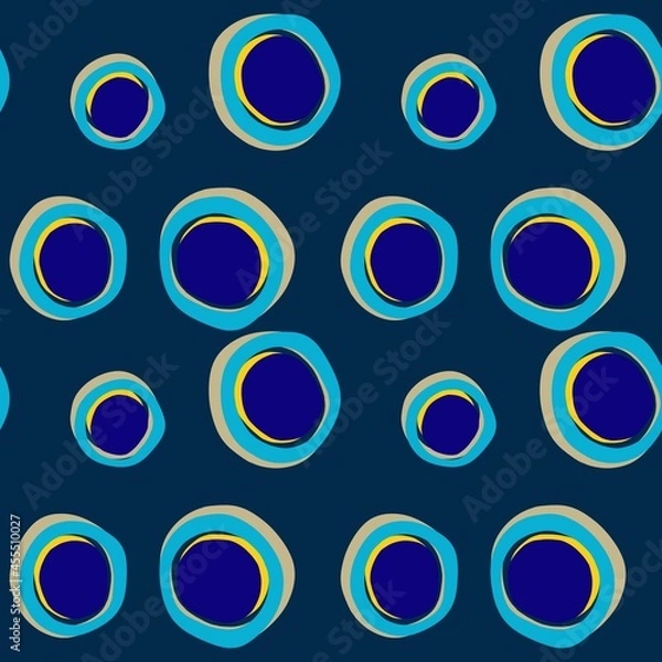 Fototapeta seamless pattern with circles