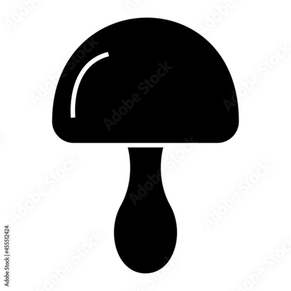 Fototapeta  Vector Mashroom Glyph Icon Design