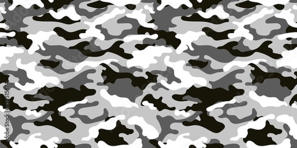 Obraz vector camouflage pattern for army. Arctic military camouflage