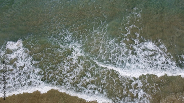 Obraz water flowing into the river