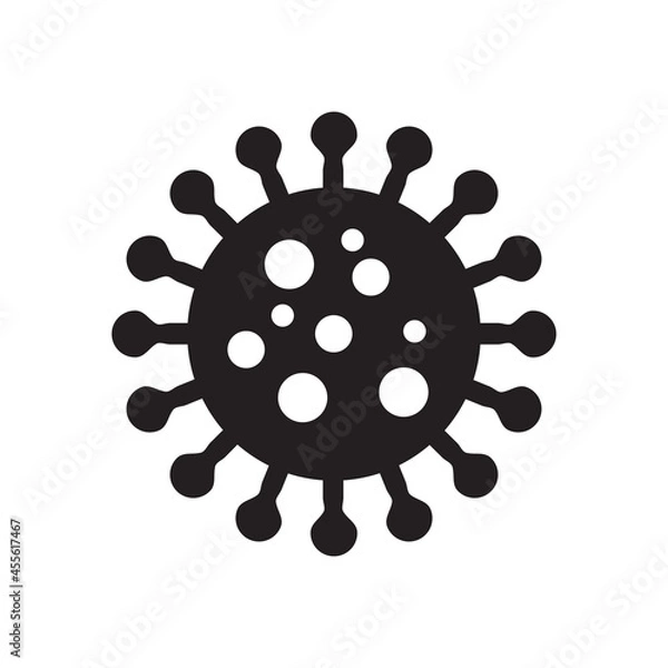 Obraz Bacteria, Microbes and Viruses Icons Vector