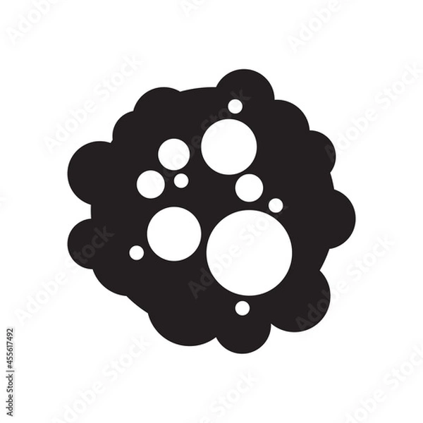 Obraz Bacteria, Microbes and Viruses Icons Vector