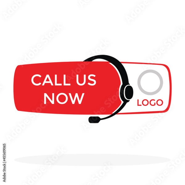 Fototapeta Hotline Support Service, Customer Service Number, Call Center, Contact Person, Call Us Now