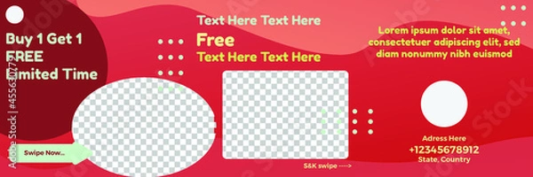 Obraz Social Media Banner Template