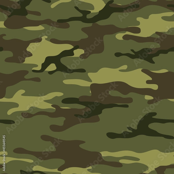 Fototapeta Spot camouflage. Military texture. Print on fabric and clothing for hunting and fishing. Vector