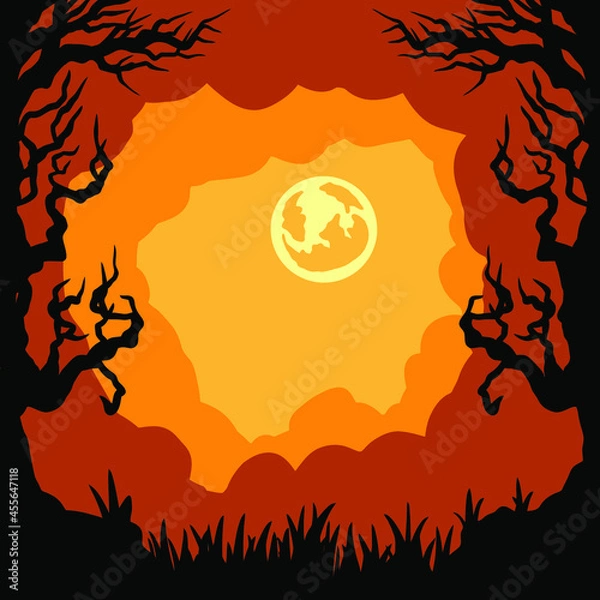 Obraz halloween background