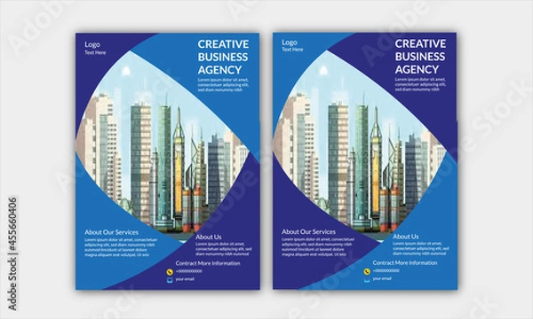 Obraz creative flyer design