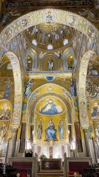 Fototapeta Palatin Chapel in Palermo, Italy