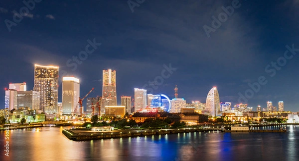 Fototapeta 横浜ベイエリア　夜景