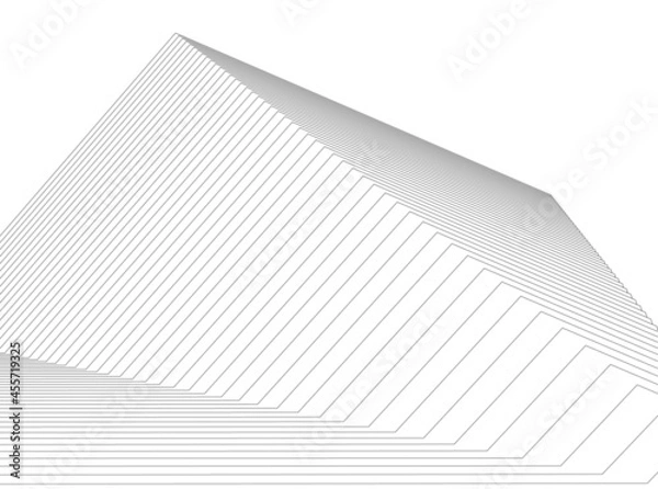 Fototapeta architecture 3d design