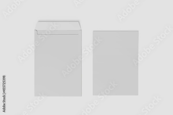 Fototapeta C4 envelope mockup