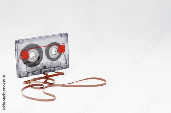 Fototapeta Unwound Vintage Analogue Audio Tape 