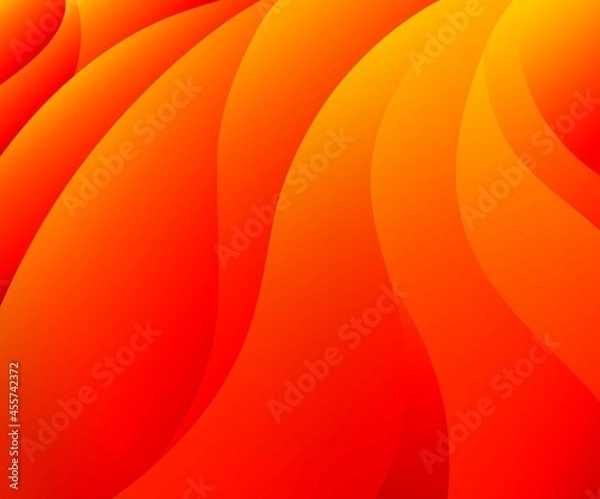 Obraz Light orange vector background. Modern geometric abstract illustration.