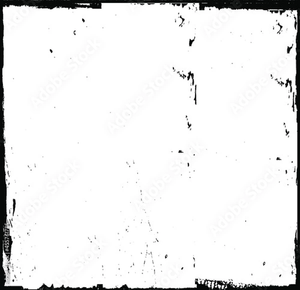 Fototapeta Rough Frame. Grunge Urban Background Texture Vector. Dust Overlay. Distressed Grainy Grungy Framing Effect. Distressed Backdrop Vector Illustration. EPS 10.