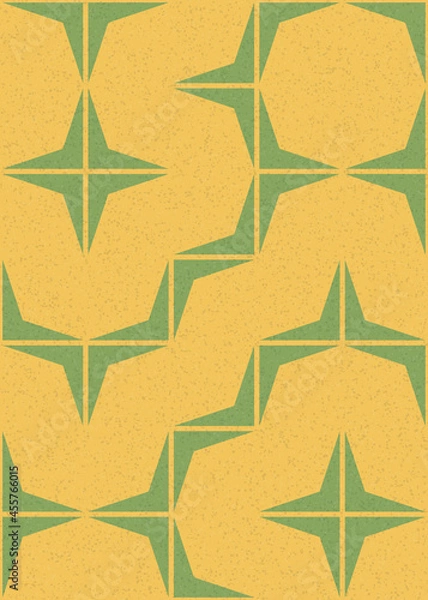 Fototapeta Abstract Geometric Pattern generative computational art illustration