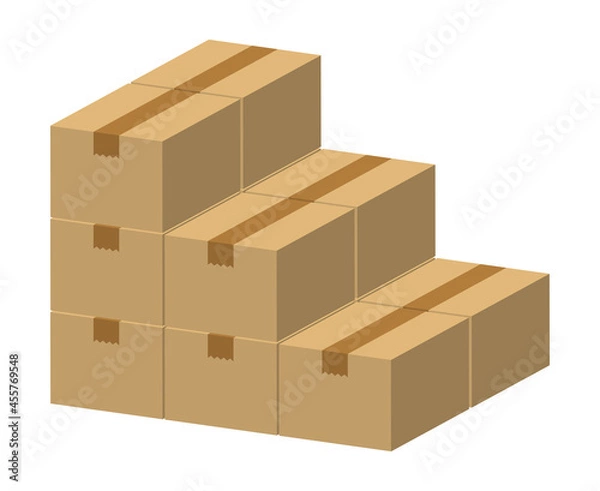 Obraz 段ボール箱