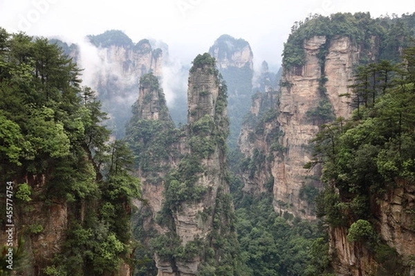 Fototapeta View of Wulingyuan, Hunan Province, China