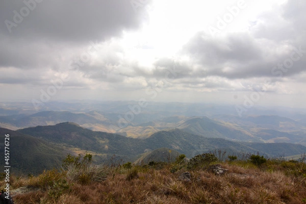 Obraz clouds over the mountains