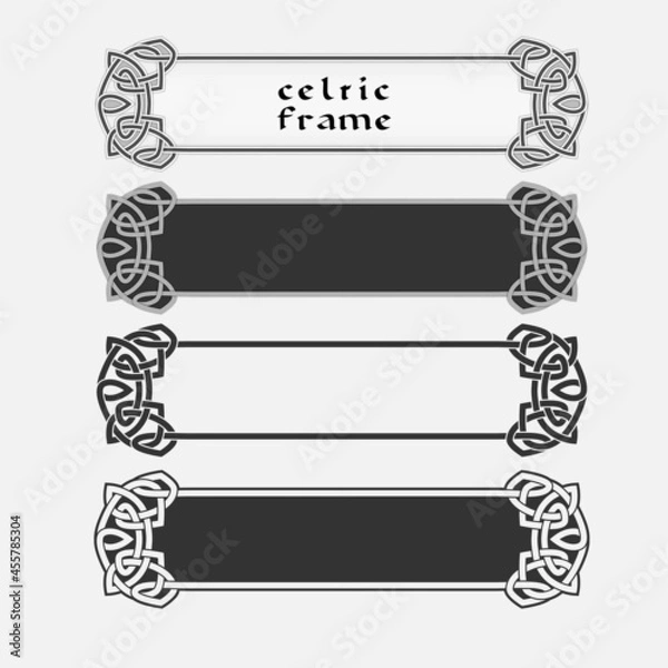 Obraz traditional celtic ornament frame