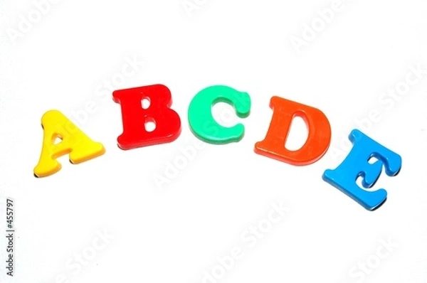 Obraz toy letters - abc