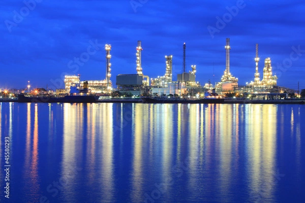 Obraz Oil refinery factory