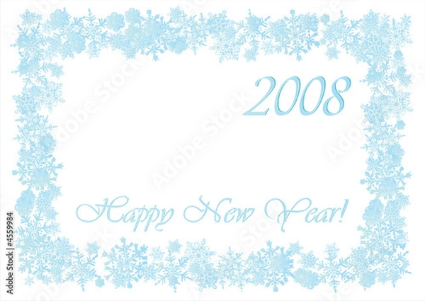 Fototapeta Happy New Year 2008