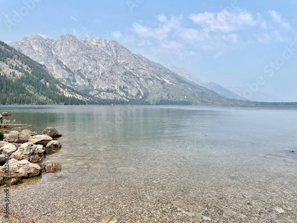 Obraz lake and mountains