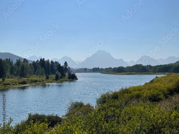 Obraz lake and mountains