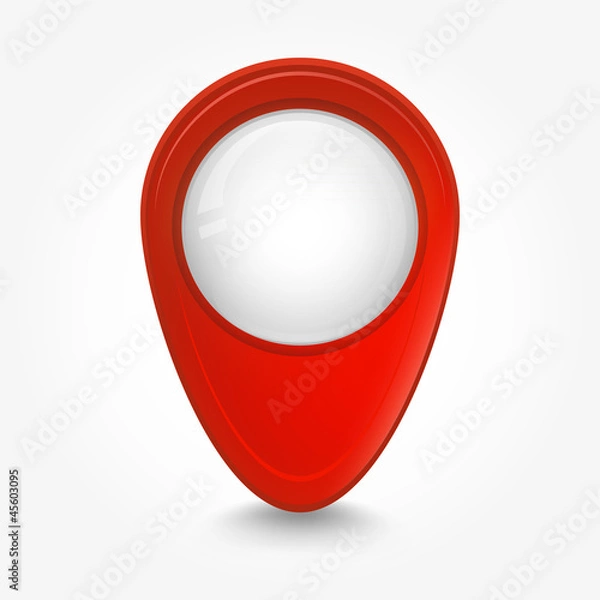 Obraz Puntatore 3D_rosso