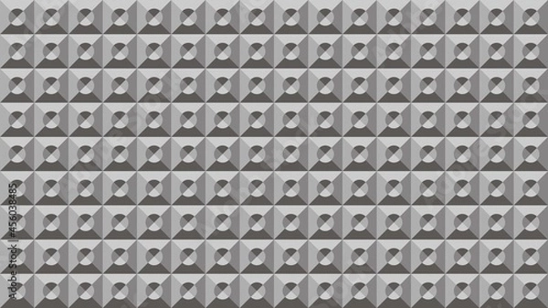 Fototapeta A geometric pattern consisting of four colors of gray tiles.