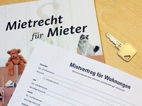 Fototapeta Mietvertrag