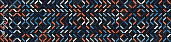 Fototapeta Abstract Geometric Pattern generative computational art illustration