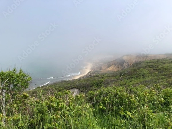 Obraz Foggy cliff