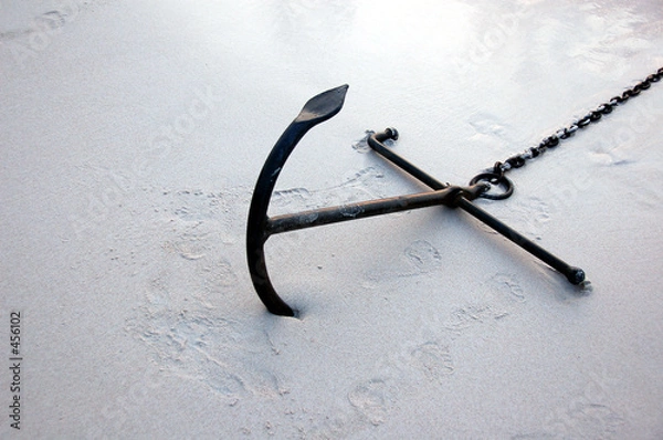 Obraz kotwica statku