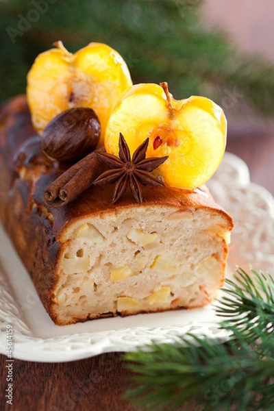 Obraz Apple loaf cake