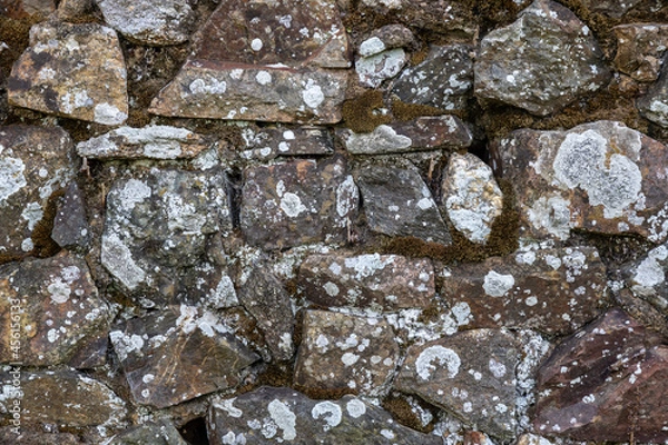 Obraz Close-up on a stone wall