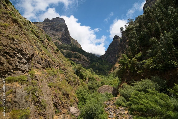 Fototapeta landscape with clouds
